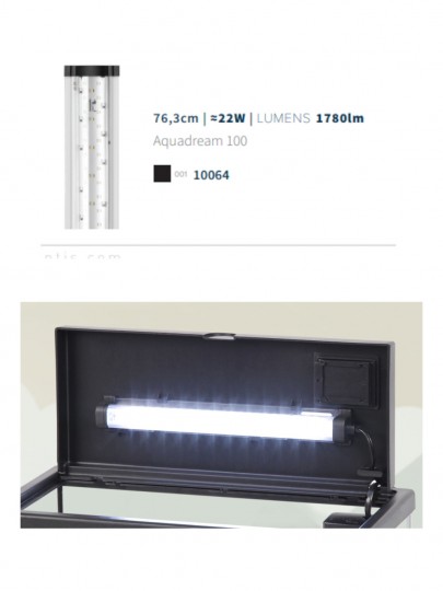 Sistema Iluminação p/ AQUADREAM 100 / STYLE LED 100 - 76,5 cm, 22W, 1780 lm